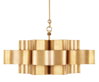 Grand Lotus Six Light Chandelier (9494)