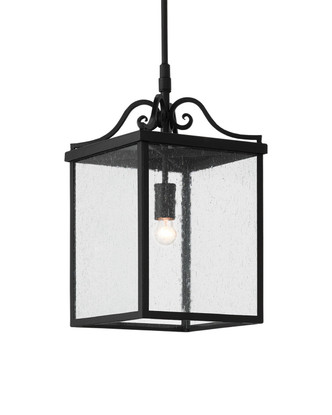 Currey and Company - 9500-0005 - One Light Outdoor Lantern - Giatti Collection - Midnight