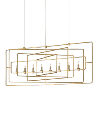 Metro Eight Light Chandelier (9542)