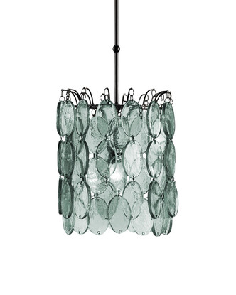 Currey and Company - 9920 - One Light Pendant - Airlie - Clear/Satin Black