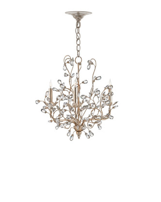 Crystal Bud Three Light Chandelier (9974)