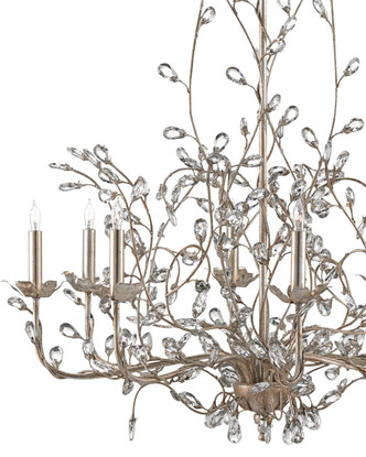 Crystal Bud Eight Light Chandelier (9975)