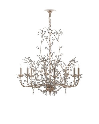 Crystal Bud Eight Light Chandelier (9975)