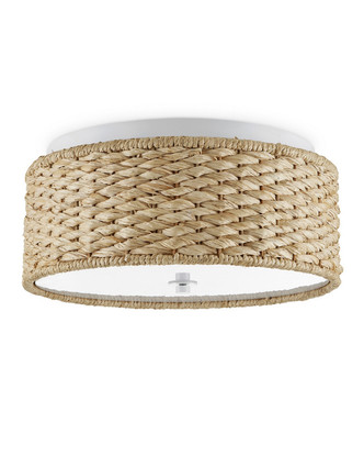 Colchester Raffia LED Flush Mount (9999-0056)