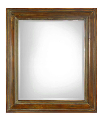 Uttermost - 07016 - Mirror - Darian - Dark Brown w/Gold Undertones