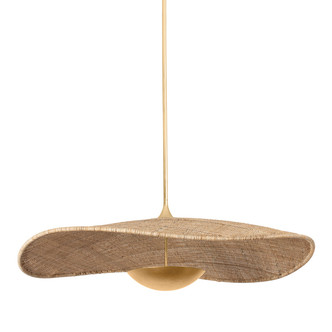 Hudson Valley - 4950-VGL - LED Pendant - Shiloh - Vintage Gold Leaf