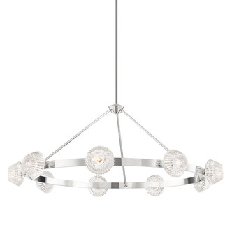 Hudson Valley - 6150-PN - Nine Light Chandelier - Barclay - Polished Nickel