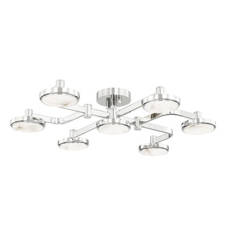 Hudson Valley - 6332-PN - LED Semi Flush Mount - Meander - Polished Nickel