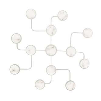 Hudson Valley - 6343-PN - LED Semi Flush Mount - Meander - Polished Nickel