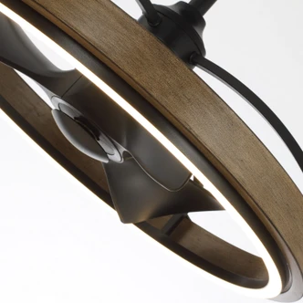 Teton LED Fandelight (63001DWBK)