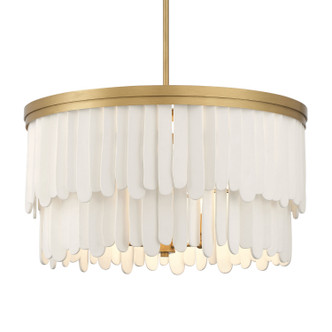 Minka-Lavery - 2079-870 - Nine Light Pendant - Briscade - Painted Legacy Brass