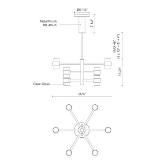 Copenhagen LED Outdoor Pendant (EP48224)