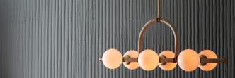 Harrison Six Light Linear Chandelier (89467)