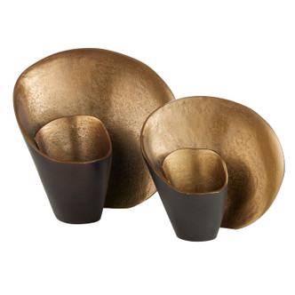 Arteriors - ASI06 - Sculptures Set of 2 - Demarco - Antique Brass/Bronze