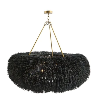Arteriors - DLS07 - Chandelier - Zaria - Black Stained