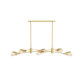 Arteriors - DRC07 - Chandelier - Ximena - Antique Brass