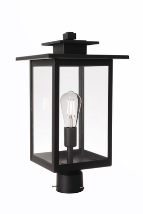 Craftmade - ZA7025-TB - One Light Outdoor Post Mount - Rock Creek - Textured Black