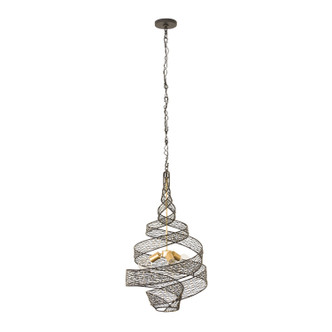 Flow Three Light Pendant (240P03MBFG)