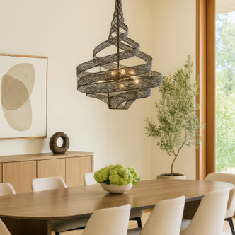 Flow Six Light Pendant (240P06LMBFG)
