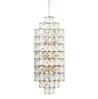 Varaluz - 329F14CG - 14 Light Foyer Pendant - Cubic - Calypso Gold
