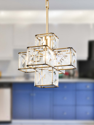 Cubic One Light Pendant (329P01CG)