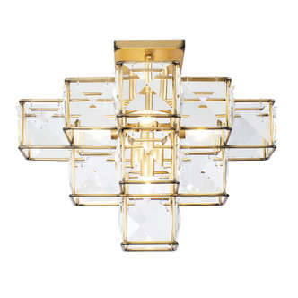 Cubic Five Light Ceiling Fixture (329S05CG)