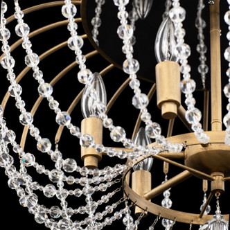 Voliere Six Light Semi-Flush Mount (343S06HG)