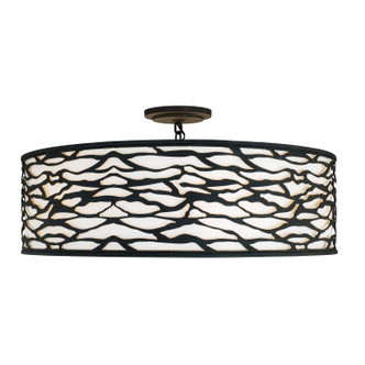 Kato Six Light Convertible Semi-Flush/Pendant (348S06CB)