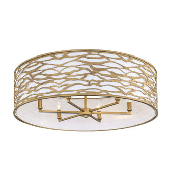 Varaluz - 348S06HG - Six Light Convertible Semi-Flush/Pendant - Kato - Havana Gold