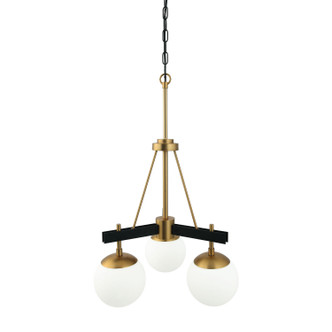 Allie Three Light Chandelier (352C03BLSB)