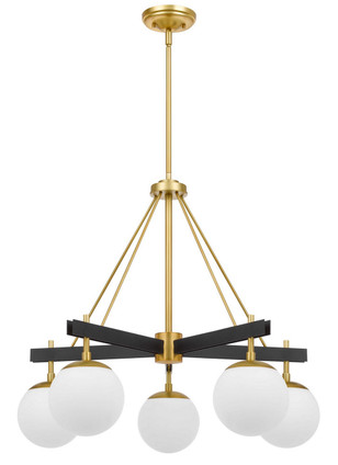 Allie Five Light Chandelier (352C05BLSB)