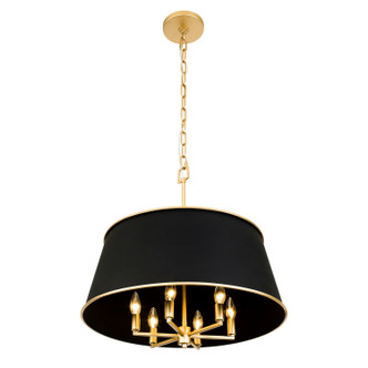 Coco Six Light Pendant (364P06MBFG)