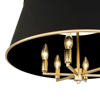 Coco Six Light Pendant (364P06MBFG)