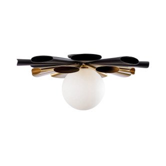 Daphne One Light Convertible Flush Mount/Wall Sconce (372S01LMBFG)