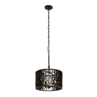 Estela Three Light Pendant (380P03MBFG)