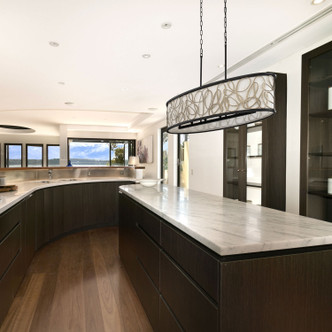 Scribble Six Light Linear Pendant (381N06MBAR)
