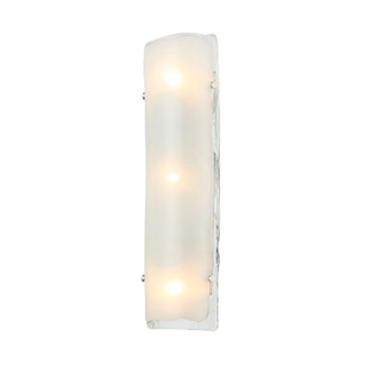 Varaluz - 385W03BNS - Three Light Wall Sconce - Fairchild - Black/Polished Nickel/Satin Brass