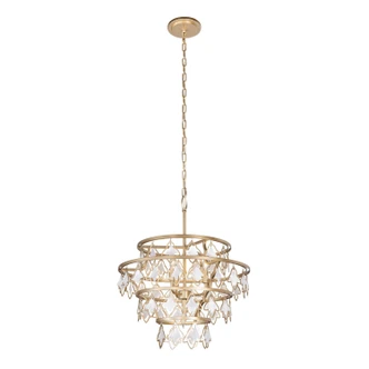 Fleur Four Light Chandelier (386C04FG)