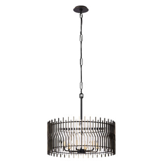 Park Row Six Light Pendant (393P06MBFG)
