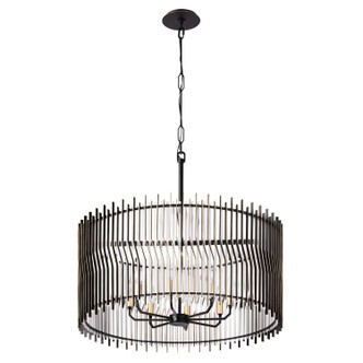 Park Row Eight Light Pendant (393P08MBFG)