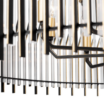 Park Row Ten Light Pendant (393P10MBFG)