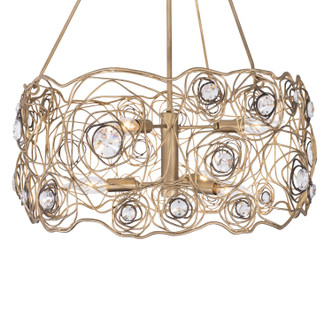 Ethereal Rose Six Light Chandelier (500C06HGOB)