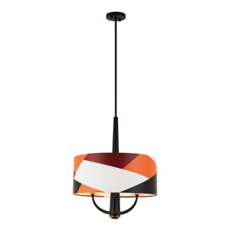 Patchwork Three Light Pendant (501P03BLSB)