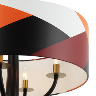 Patchwork Four Light Pendant (501P04BLSB)