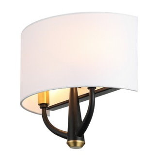 Patchwork Two Light Wall Sconce (503W02BLSB)