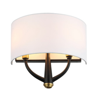 Patchwork Two Light Wall Sconce (503W02BLSB)