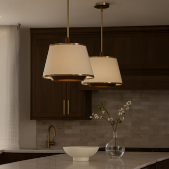Desert Flyer Three Light Convertible Pendant/Semi-Flush (520P03SBW)