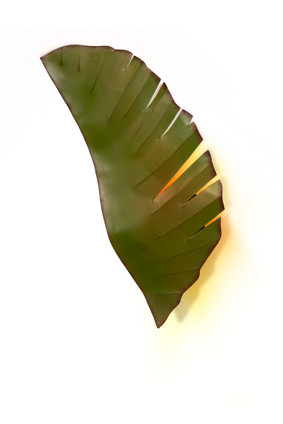 Banana Leaf Two Light Wall Sconce (901K02)