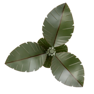 Banana Leaf Three Light Semi-Flush Mount (901S03)