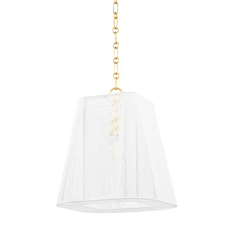 Hudson Valley - 7614-AGB - One Light Pendant - Verona Beach - Aged Brass